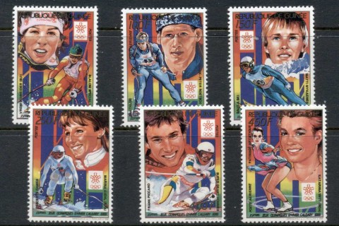 Guinee-1988 Winter Olympics Calgary Medallists