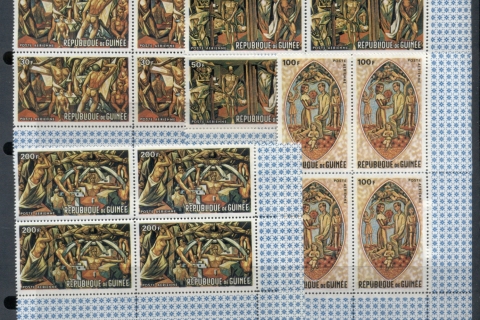 Guinee-1967 Xmas, Murals blk4