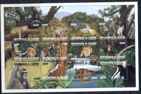 Guinee-1998 Endangered Species MS