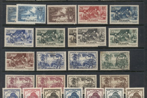 Guinee-1938-40 Pictorials Asst