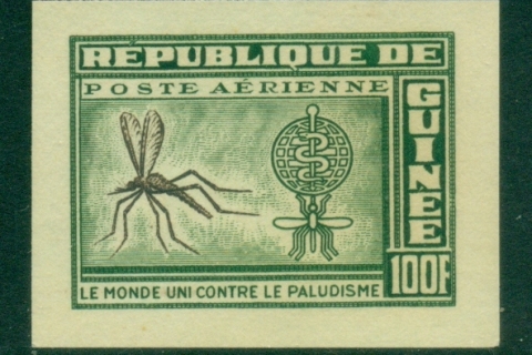 Guinee-1962 WHO Malaria Eradication 100f IMPERF
