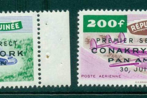 Guinee-1963 Pan Am Opt Conakry-New York
