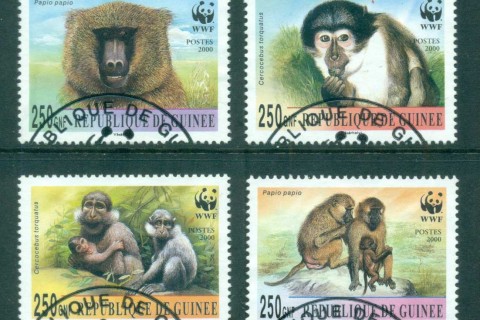 Guinee-2000 WWF Mangabey & Baboons