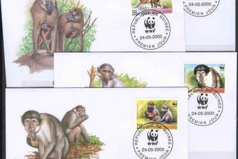 Guinee-2000 WWF Mangabey & Baboon