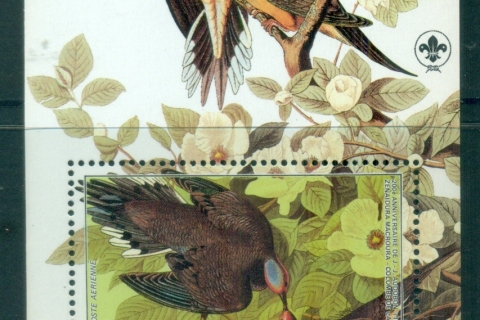 Guinee-1985-Audubon-Birds-MS-MUH