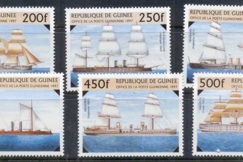 Guinee-1997-19th-Century-Sailing-Warships-MUH