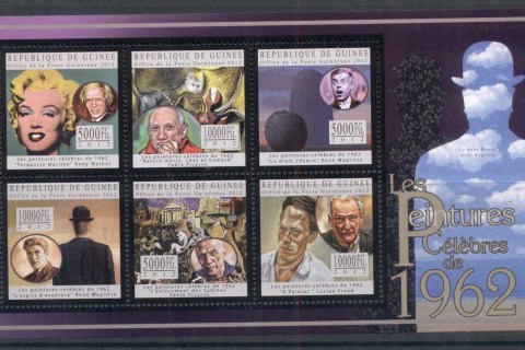 Guinee-2012-Painters-of-1962-Picasso-MS-MUH-2