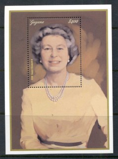 Guyana-2001-QEII 75th Birthday MS