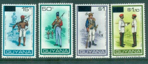 Guyana-1983-Uniforms-Opts-MUH-lot80927