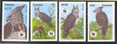 Guyana-1990-WWF Harpy Eagle