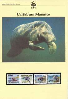 Guyana-1993-WWF Caribbean Manatee