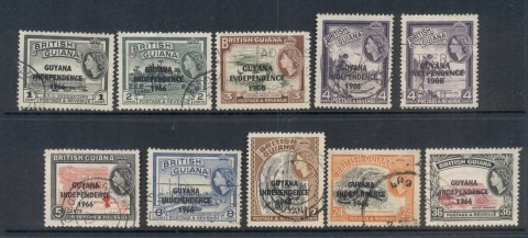 Guyana-1966-67-QEII-Pictorials