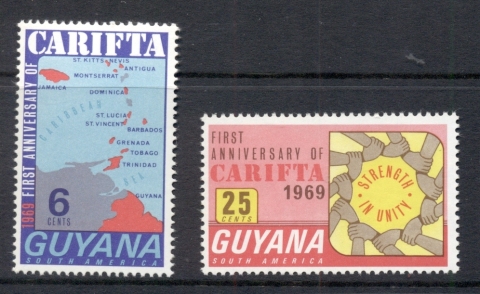 Guyana-1969-CARIFTA-MUH