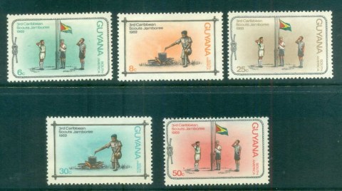 Guyana-1969-Scouts-MH-lot79356