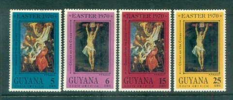 Guyana-1970-Easter-MH-lot79359