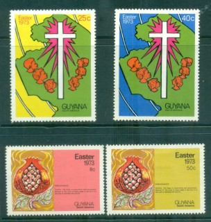 Guyana-1973-Easter-MH-lot79339