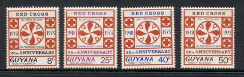 Guyana-1973-Guyana-red-Cross-25th-Anniversary-MUH