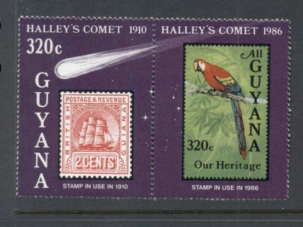 Guyana-1975-Halleys-Comet