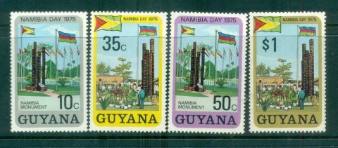 Guyana-1975-Namibia-Day-MLH-lot79366