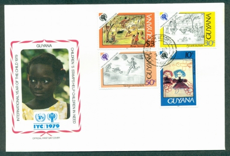 Guyana-1979-IYC-International-Year-of-the-Child-FDC-lot32084