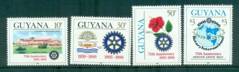 Guyana-1980-Rotary-MLH-lot80922