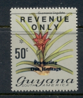 Guyana-1982-Revenue-Only-Opt-50c-Flower-MUH