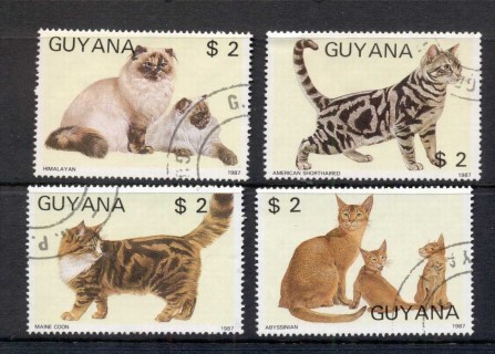 Guyana-1988-Cats-CTO