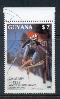 Guyana-1988-Winter-Olympics-Calgary-CTO