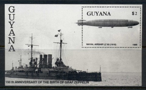 Guyana-1989-Graf-Zeppelin-MS-MUH