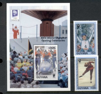 Guyana-1993-Winter-Olympics-Lillehammer-MS-MUH