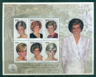 Guyana-1997-Princess-Diana-In-Memoriam-MS-MUH-lot82012