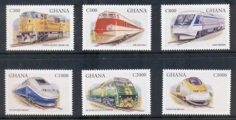 Guyana-1998-Trains-MUH