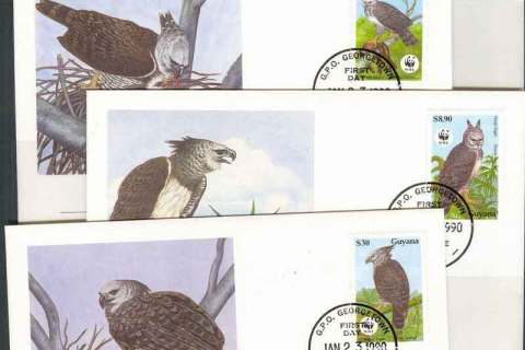 Guyana-1990-WWF Harpy Eagle
