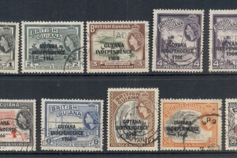 Guyana-1966-67-QEII-Pictorials