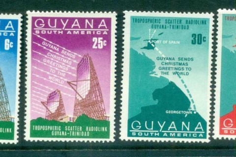 Guyana-1968-Communications-MH-lot79350