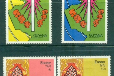 Guyana-1973-Easter-MH-lot79339