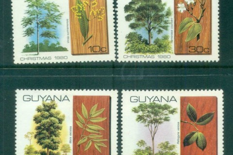 Guyana-1980-Flowering-Trees-MLH-lot79383