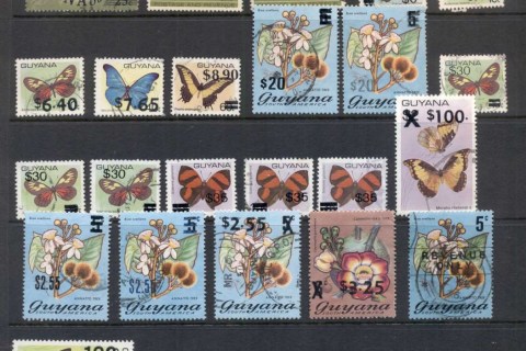 Guyana-1980s-Surcharges-Asst-FU