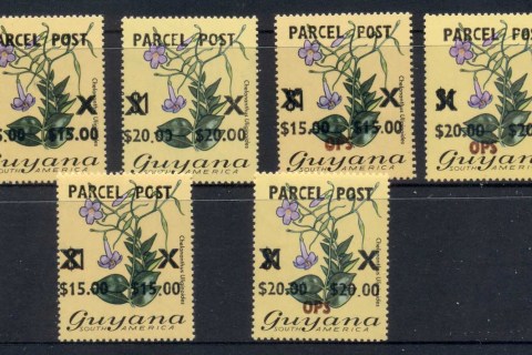Guyana-1981-Parcel-Post-Asst-MUH