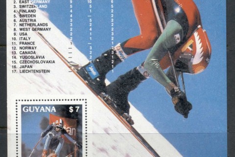 Guyana-1988-Winter-Olympics-Calgary-MS-MUH
