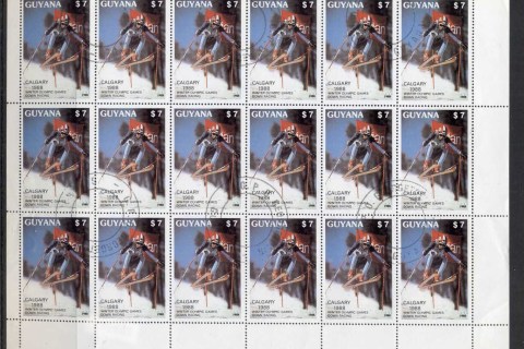 Guyana-1988-Winter-Olympics-Calgary