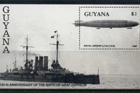 Guyana-1989-Graf-Zeppelin-MS-MUH