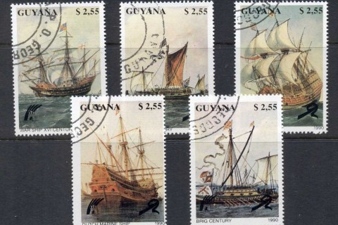 Guyana-1990-Sailing-Ships-CTO