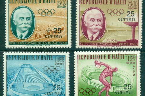 Haiti-1960-Olympics-Surch-Air-4MLH-lot35852