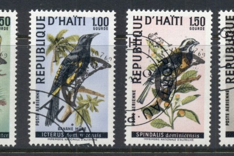 Haiti-1969-Birds-Airmail-4-CTO
