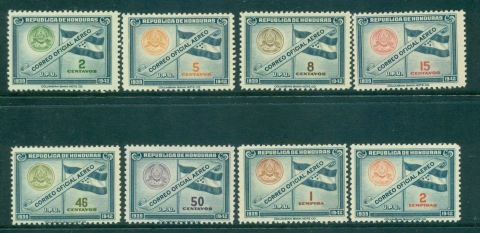 Honduras-1939-Official-Air-Mail-MUH-lot35489