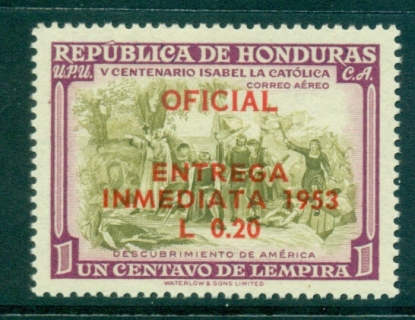 Honduras-1953-Air-Post-Special-Delivery-MUH-lot35859