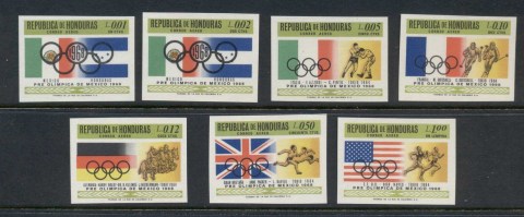 Honduras-1968-Summer-Olympics-Mexico-City-IMPERF-MUH