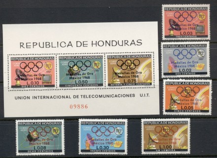 Honduras-1969-Olympic-Opt-Gold-Medals-MS