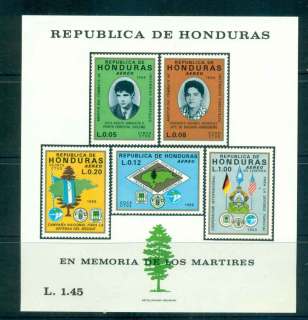 Honduras-1970-Forest-Fires-MS-MUH-lot51289